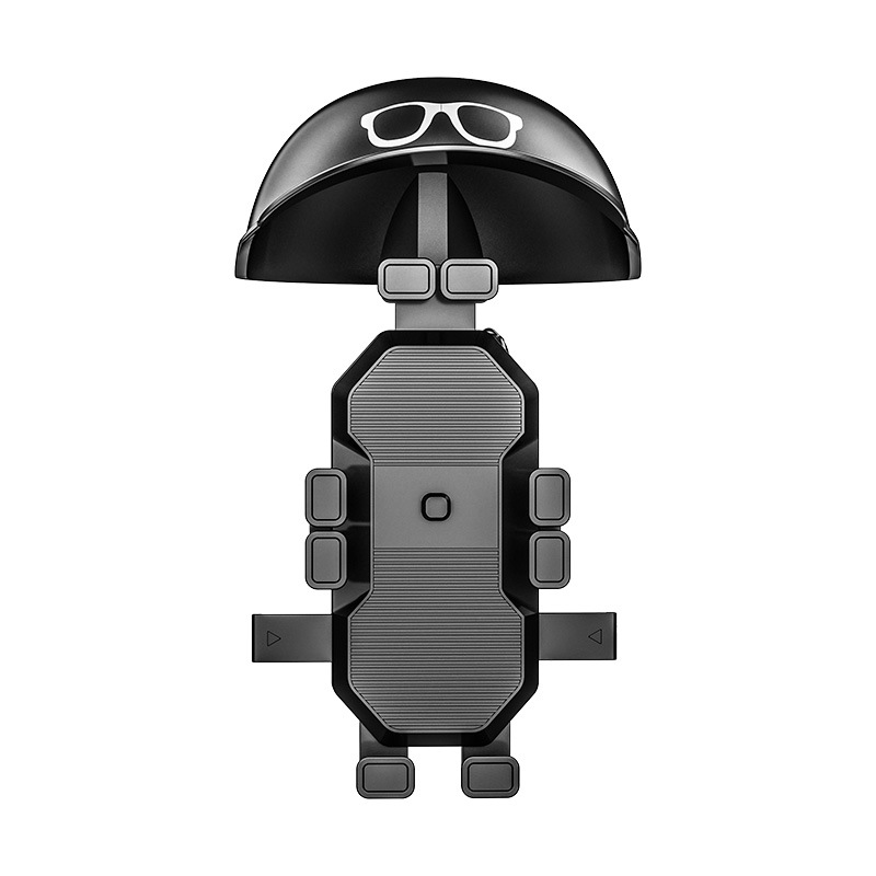 自転車の電気自動車のナビゲーションスタンドのヘルメット式の日よけの防水のテイクアウトの電気自動車のスタンドの自動ロックのスタンド