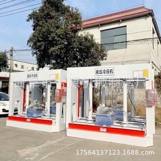 合源60T冷压机蜂窝板压板机全自动液压机多层板家具板件平整定型