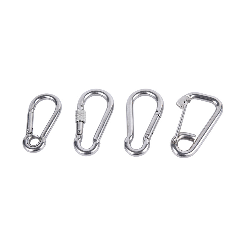 304 stainless steel spring buckle, safety spring buckle, mountain buckle, standard spring buckle, go
