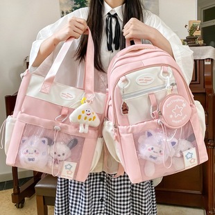 Junior High School Senior high school Girls Schoolbag 2025 New High Color Value Lightweight Middle School Student Backpack Large Capacity Travel Backpack