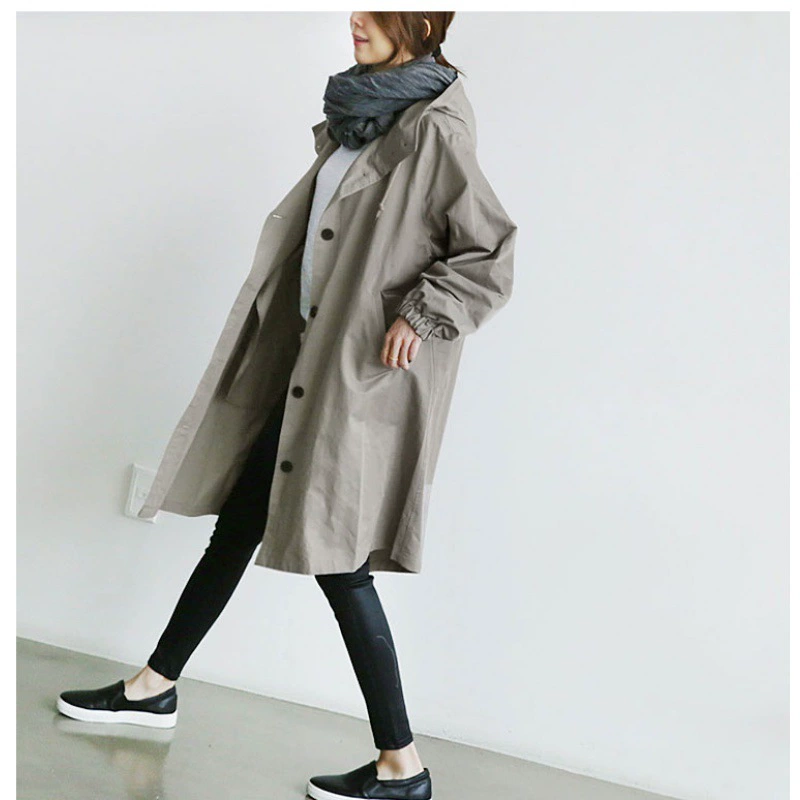 Trench coat, jacket, 2022 collection, Korean style, British style