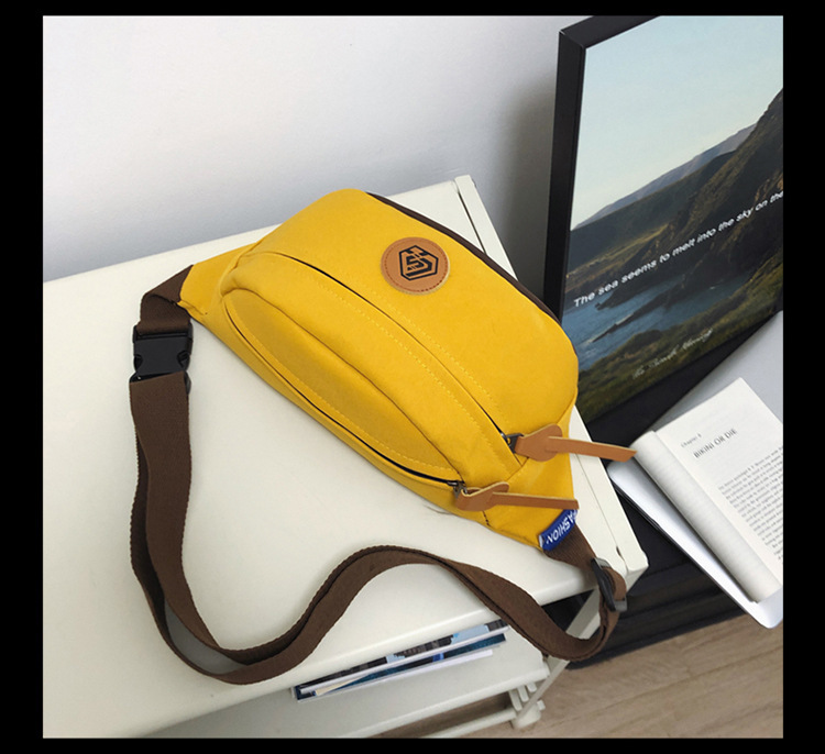 Simple and sporty trendy brand chest bags for both men and women, student waist bags, large-capacity niche single-shoulder bags, crossbody bags for women undefined