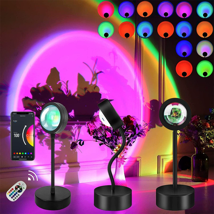 Светильник Sunset Tuya Wi‑Fi Smart LED, USB 5W, регулируемая насадка или прямая головка