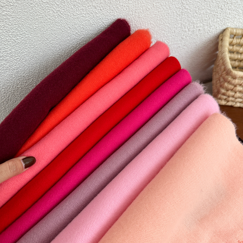 Solid Color Cashmere Scarf For Women In Winter, New European And American Camel Beige Warm Scarf, Long Shawl_voghion.com