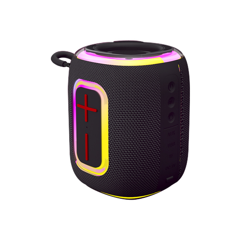 新しいワイヤレス RGB カラフルなスピーカーデスクトップポータブル高品質小型ステレオ超サブウーファー Bluetooth スピーカー|undefined