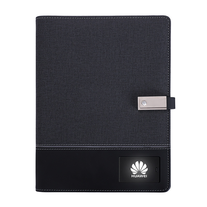 Customizable Logo with Led Light-Emitting Notebook Pu Splicing Color Mobile Phone with Charging A5U Disk Notebook Set Customizable Logo with Led Light-Emitting Notebook Pu Splicing Color Mobile Phone with Charging A5U Disk Notebook Set
