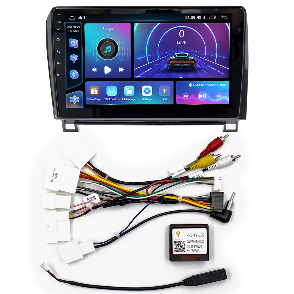Aplicable a 07-13 Toyota Sequoia Android navegación de automóviles FangYitong cuatro núcleos / ocho núcleos pantalla de control central