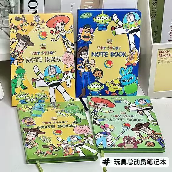 B6 Color Pages Toy Story Series Niche Cartoon Notebook Ins High-Value Student Notepad Draft Book