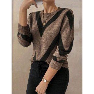 B 22227 Crew Neck Casual Womens Sweater �A�I���eŮʿë��