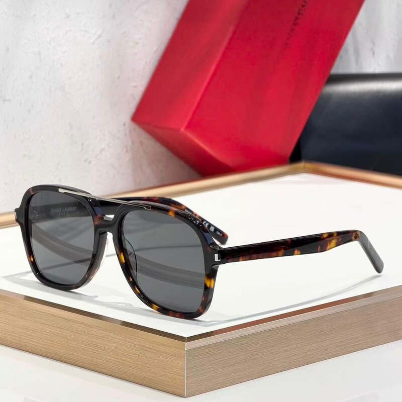 Sl545 Cross-Border Fashion Sunglasses with Double Bridge Pilot Polarized Lenses New Style Aviator Sunglasses