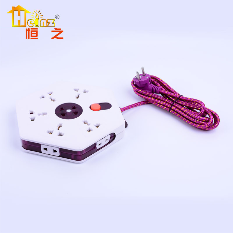 comercio exterior original 168 hexagonal con inserción lateral con conector inteligente multipropósito enchufe de conexión