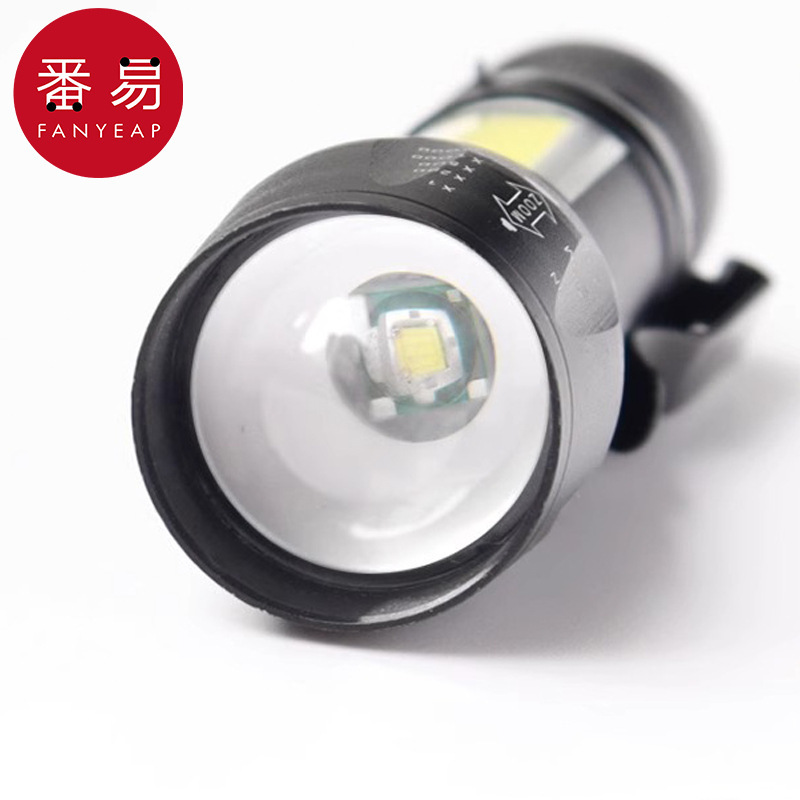 Envío gratis de una pieza/linterna AC1S43-Paseo nocturno en bicicleta Camping al aire libre Mini luz linterna de carga de montaña