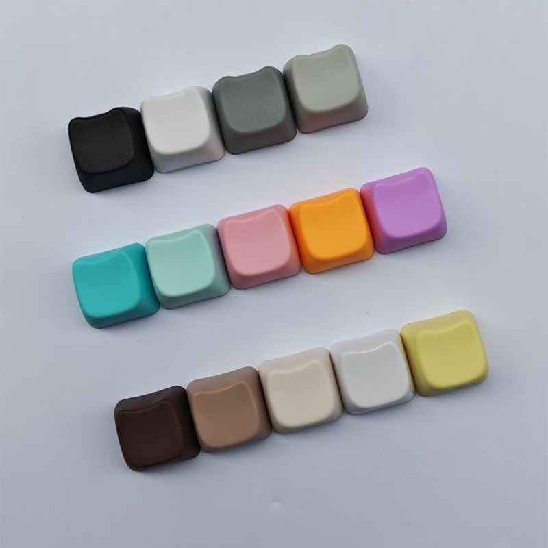 Cat head pbt material mx cross chrysanthemum frosted surface polished back mechanical keyboard multi-color personalized key cap