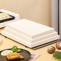食品级硅油纸烤盘烤肉纸 长方形吸油纸垫纸烧烤纸 耐高温烘焙油纸