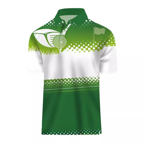 Men's Golf Shirt, Fun Hawaiian Golf Polo Shirt Gift, Quick-Drying Fit