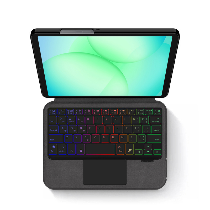 Suitable for Samsung Galaxy Tab A9 Tablet Case Keyboard Protective Case 8.7inch A11 Bluetooth Keyboard Leather Case