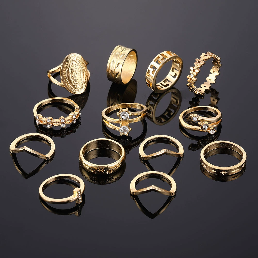 Ring, ретро геометрический набор, Aliexpress, европейский стиль
