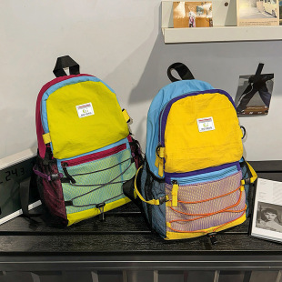 2025 New Summer Outdoor Sports Backpack Nylon Cross-Border Waterproof Mountaineering Bag Lightweight Cycling Sports Backpack