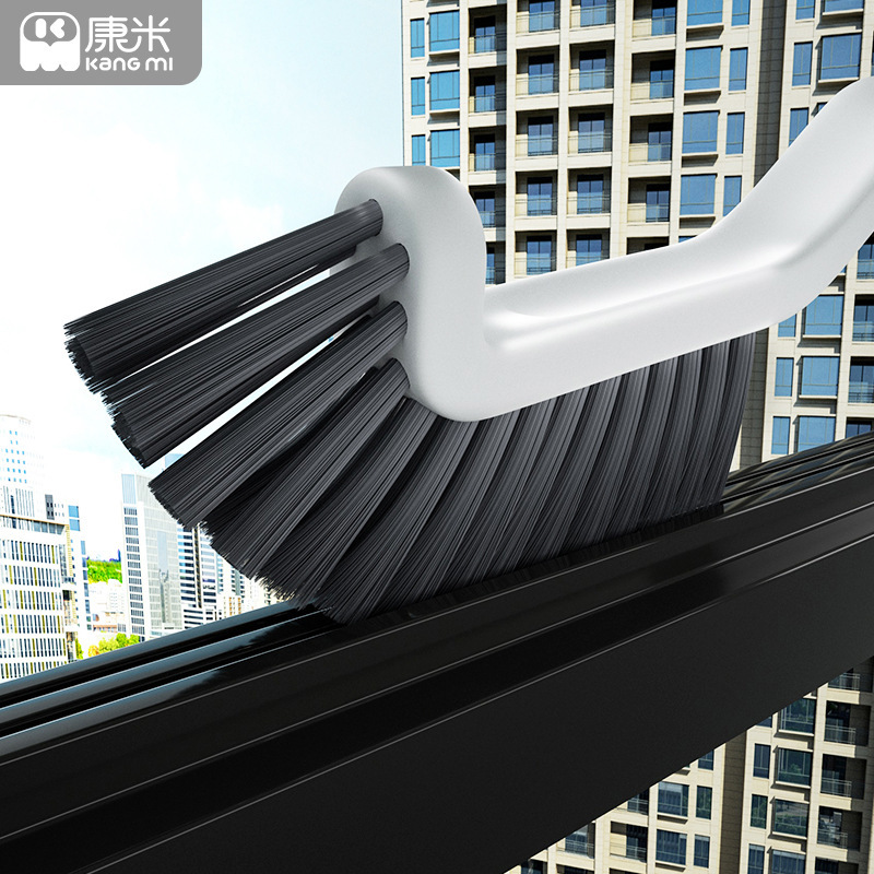 Long gap brush multifunctional dead angle cleaning brush bristle bathroom Bathroom Kitchen window gap groove brush