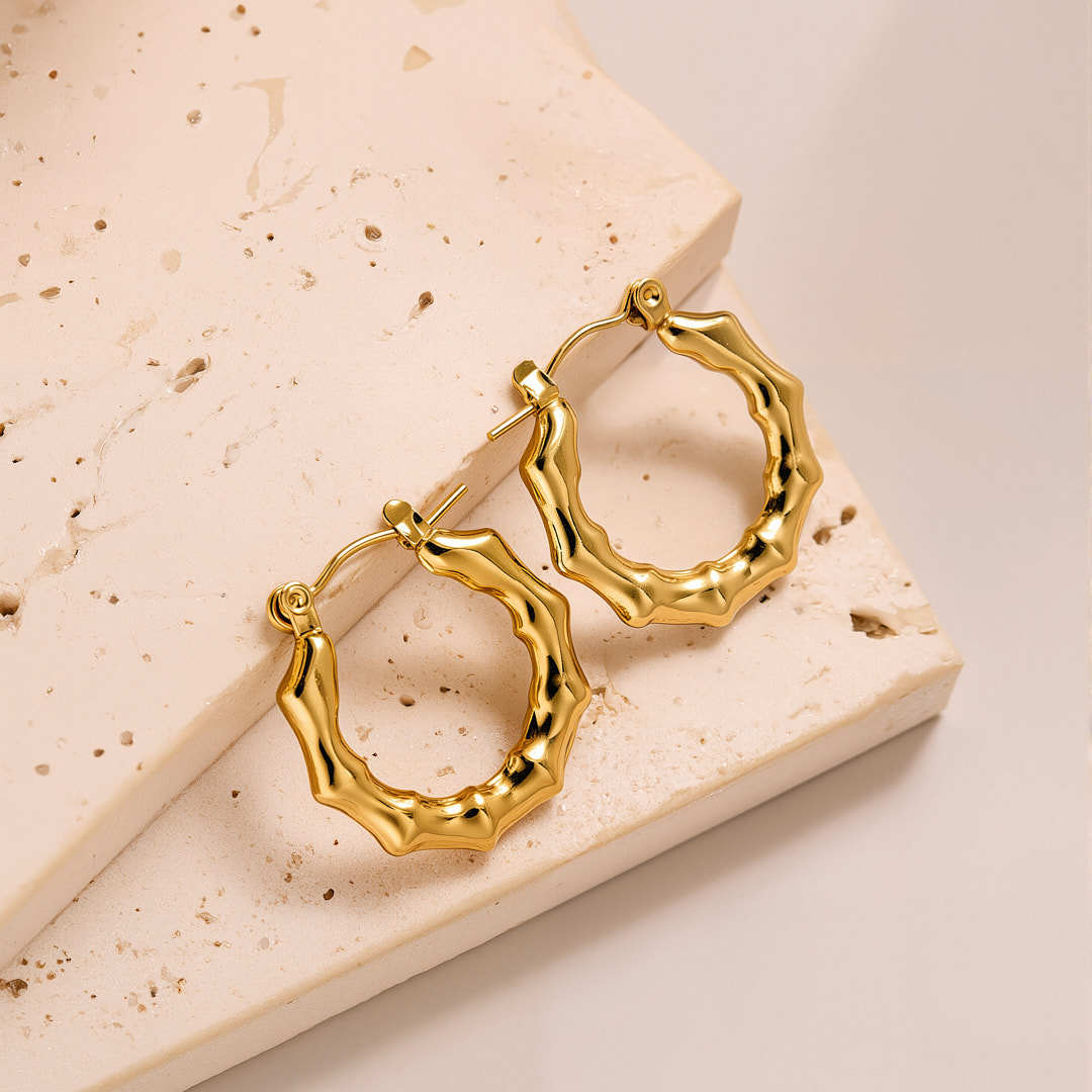 Eh074 earrings gold