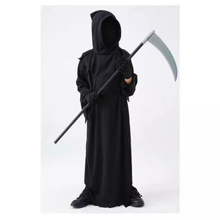 新款万圣节死神服装镰刀怪黑暗使者幽灵cosplay扮演服-阿里巴巴
