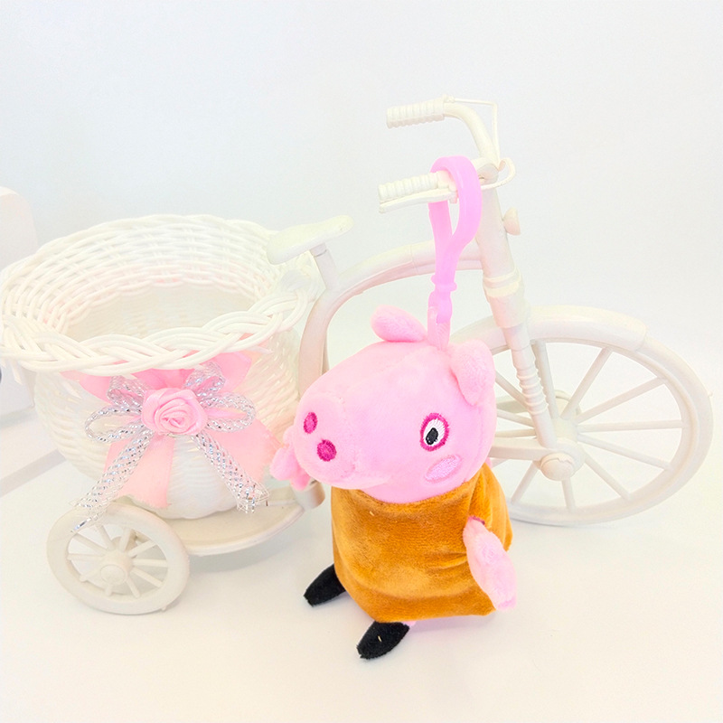 TikTok Pig 인형 봉제 인형 Paige 인형 4 인 가족을위한 대형 조지 인형 봉제 인형
