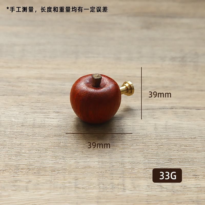 创意轻奢手工可爱檀木卡通橱柜门衣柜抽屉柜子把手拉手免打孔拉手|undefined