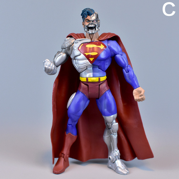 Superhéroes justicia unida acero Batman guerra superman puede hacer a mano modelo de muñecas adornos