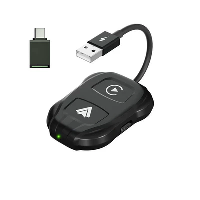 Cable: Simsiz CarPlay və Android Auto - two-in-one-black-8-shaped