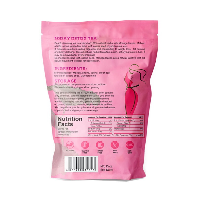 輸出非肥減茶slimming tea果物味30day detox tea peachフラワーバー|undefined