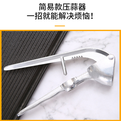 Multifunctional Aluminum Alloy Garlic Press Home Garlic Clove Press Garlic Paste Slicer Garlic Peeler Creative Manual Garlic Masher Gift Wholesale