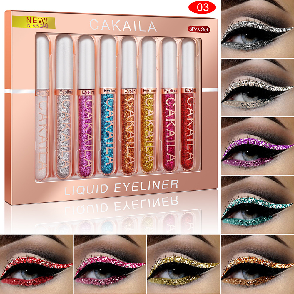 For foreign trade cross-border e-commerce: cakaila/ cakaila 8-color Eyeliner set
