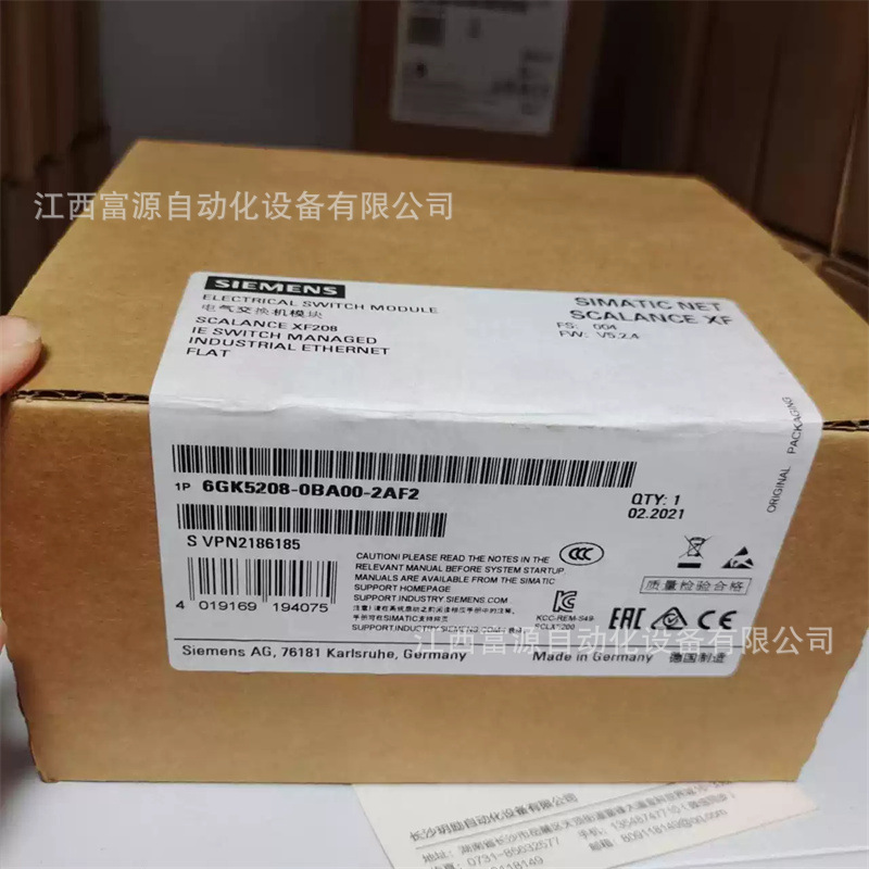 西门子工业以太网交换机6GK5208-0BA00-2AF2 全新 现货优惠议价