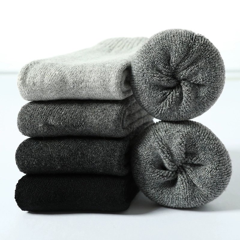 Keep warm брендовые шерстяные дышащие носки до колена, средняя длина, впитывают пот и запах, пряденый хлопок