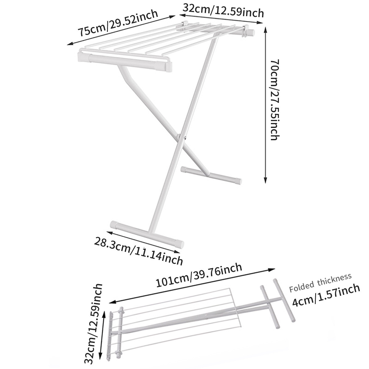 X-wing suelo percha de secado balcón plegable interior y exterior sin instalación edredón almacenado edredón doméstico mayorista