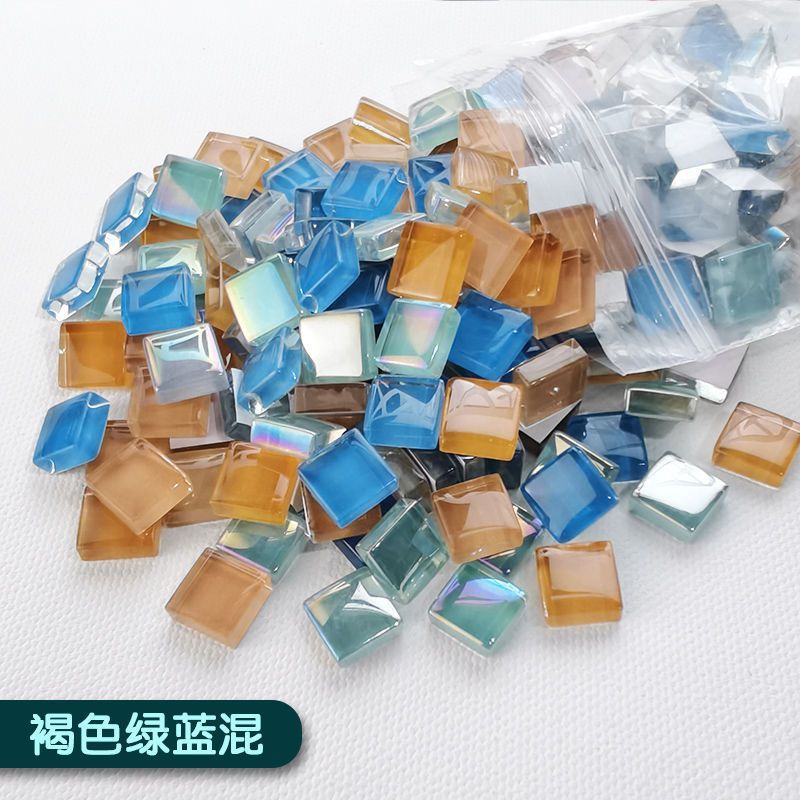 混色1200粒1公斤水晶马赛克贴片1千克1厘米小颗粒手工亲子1KG特卖|undefined