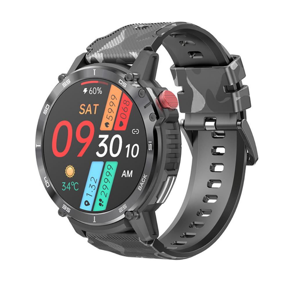 Cross-border new C22 Bluetooth call outdoor Three-proof smart watch 3ATM waterproof 1.6-inch multi-sports mode