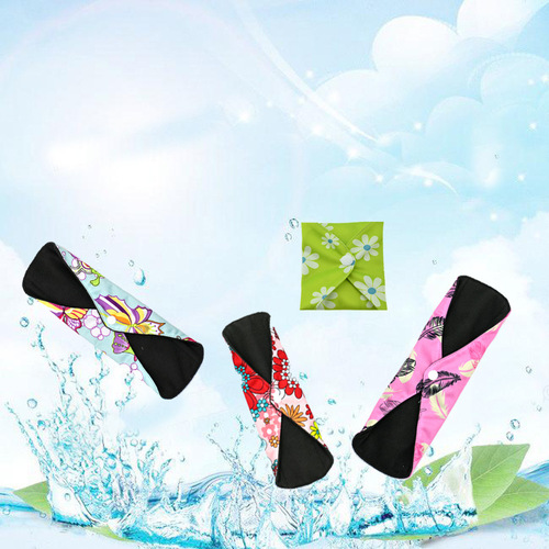 Factory direct sales washable aunt napkin maternity care bamboo charcoal sanitary pad leak-proof menstrual period cloth sanitary napkin pad