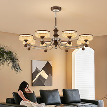 中古风客厅吊灯法式复古美式餐厅卧室2025年设计师高级感灯具吊灯