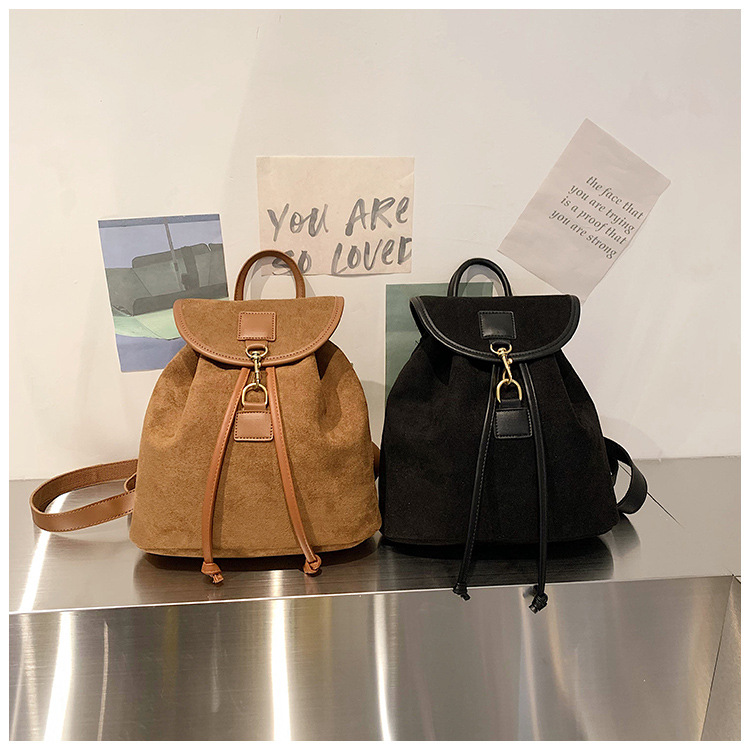 Splicing Solid Color Casual Daily Shopping Women's Backpack display picture 1