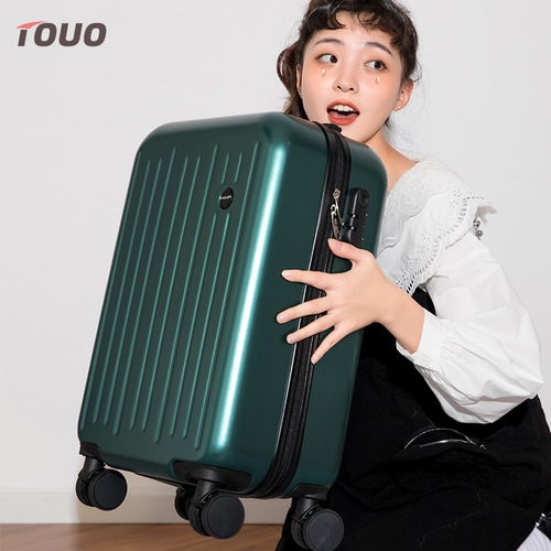 Wholesale suitcase universal wheel women's trolley case suitcase men's password case leather case 24 inches 26 boarding