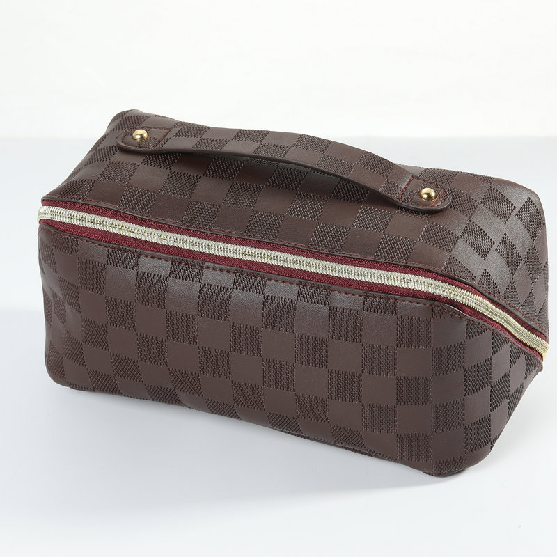 [Alta calidad] Bolsa De Almohada bandeja de ajedrez bolsa de almacenamiento de cosméticos de gran capacidad embrague multifuncional portátil