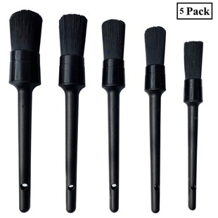 5-piece set black PP silk cleaning brush car beauty tool interior detail brush air conditioning port gap brush detail brush