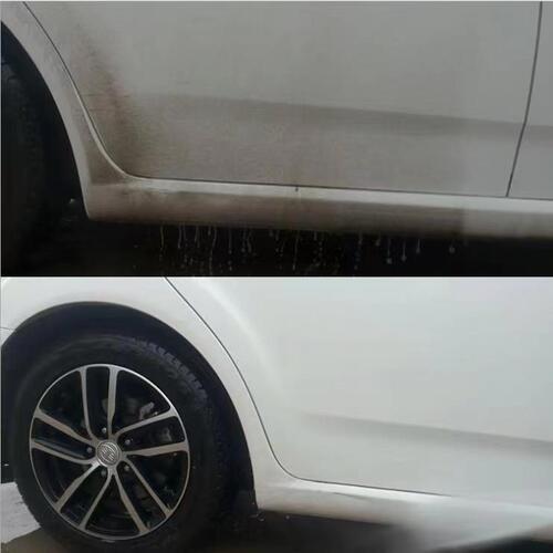 Auto beauty shop full-effect self-cleaning powder no-wipe car wash liquid decontamination machine head water wheel hub rim powerful cleaning agent