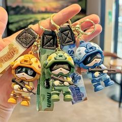 漫画のお土産特殊部隊ギフトキーホルダーかわいいスタイル兄弟人形車のキーホルダー記念ギフト