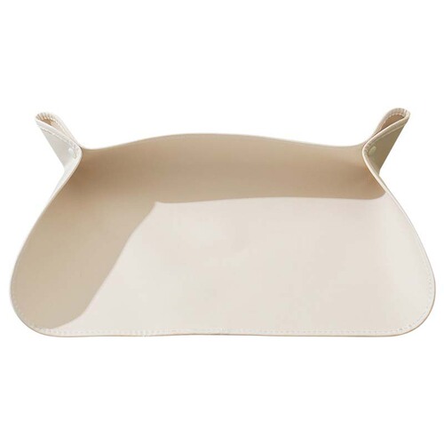 Felt Pet Cat Bowl Mat Semi-enclosed Thick Eating Mat Waterproof Oilproof Cat Dog Bowl Easy to Clean Non-slip Mat Universal