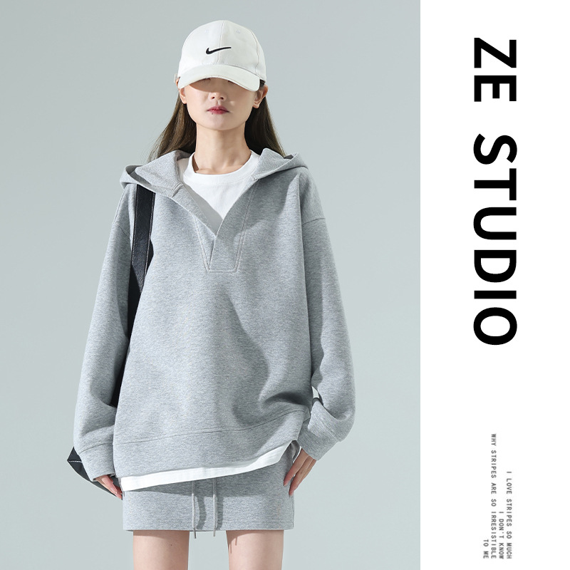 Light gray-sweatshirt