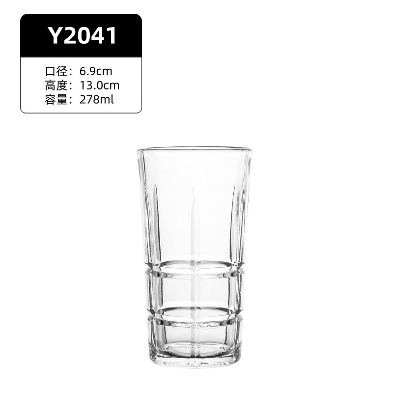 Vasos de vidrio para whisky y cócteles diseño clásico nórdico de lujo ligero