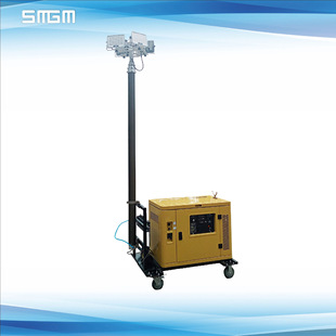 Mobile lighting vehicle mute generator set automatic lifting work light flood control emergency repair lighting equipment