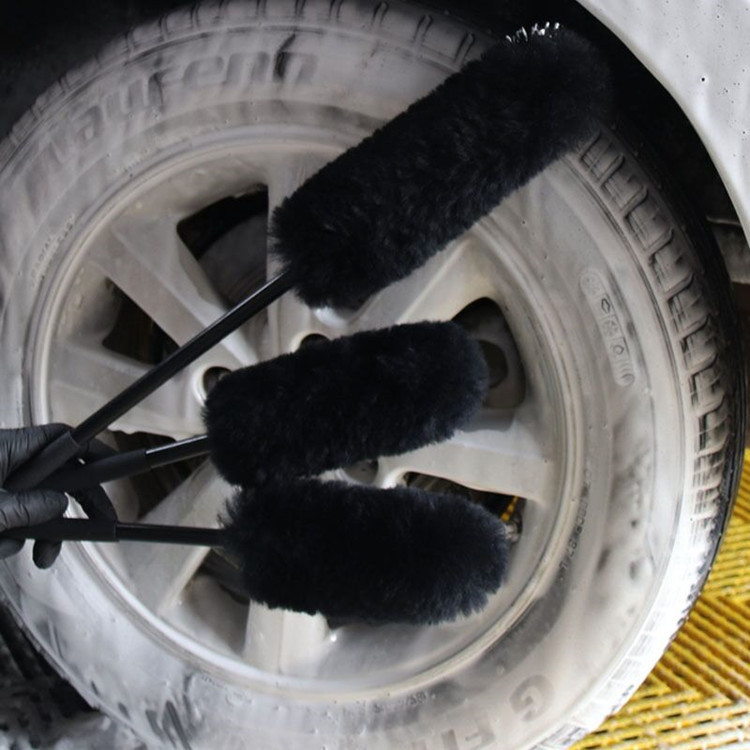 New wool dust Duster car Duster car wash brush details brush car wash mop tool wheel brush